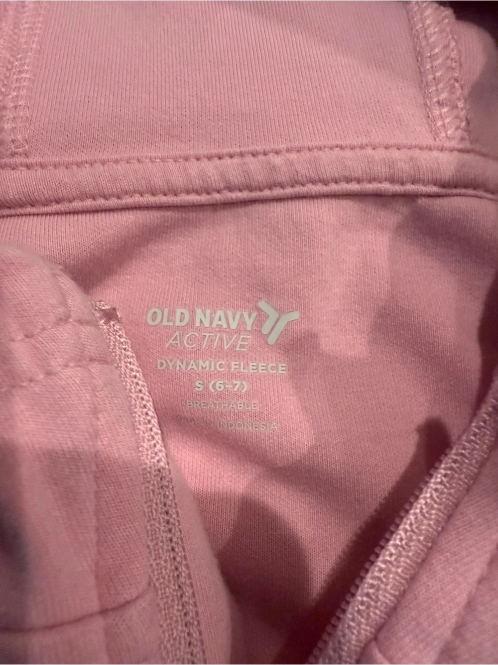 Old Navy Light Pink Active Fleece Hoodie